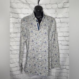 TALLIA Men's Floral Button Shirt Size Small‎